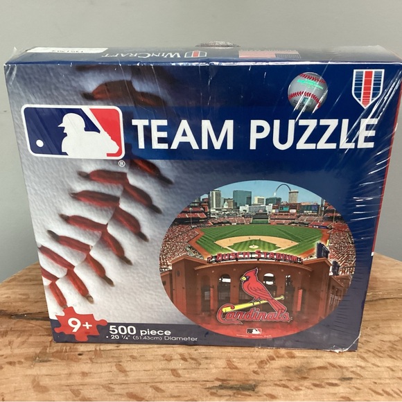 New - Unopened - St Louis Cardinals - 500 Piece Puzzle - Team Puzzle - Sealed - Picture 2 of 7